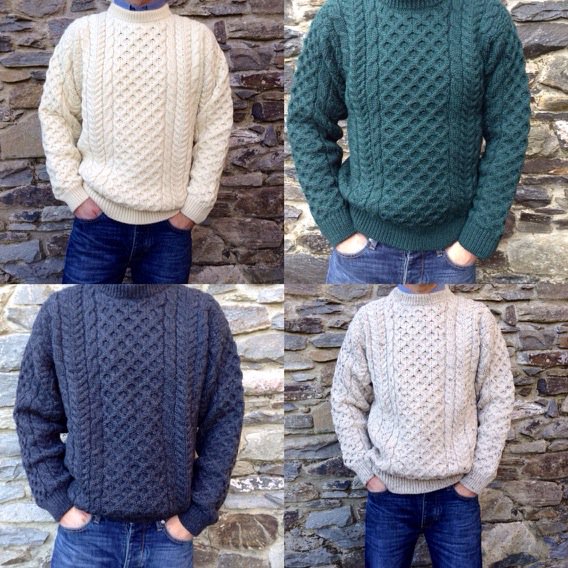 murphyofireland's tweet photo. Introducing our beautiful new Legacy Aran sweater collection in time for the holidays @murphyofireland https://t.co/a88fBd9EiY