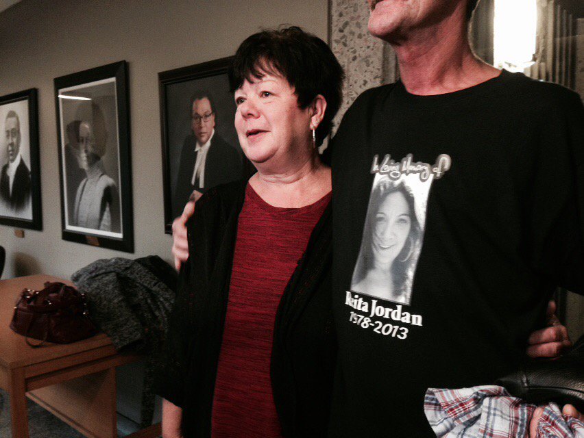 NatashaPace's tweet photo. Reita's mother, Donna, says she would have been happy with any guilty verdict, it means #Calnen is "off the street" https://t.co/P05GYNvAJS