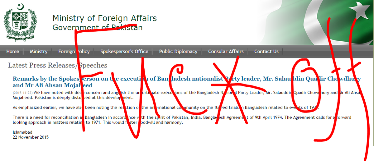 xunaed's tweet image. #Pakistan, stay with ur limits. Poke d dirty nose elsewhere. This is our domestic affair. #Bangladesh @UN #Shahbag