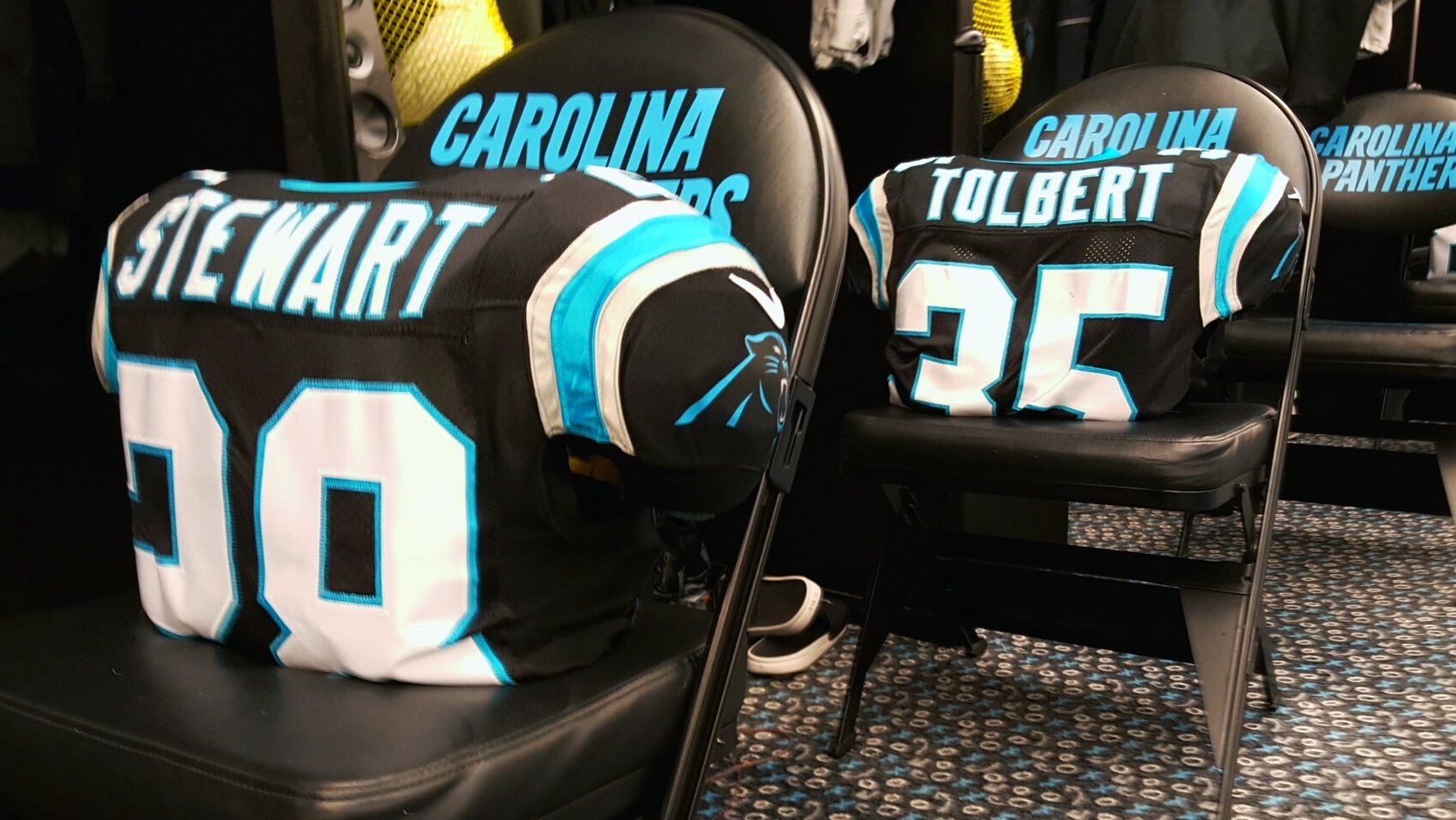 Carolina panthers cheap silver jersey