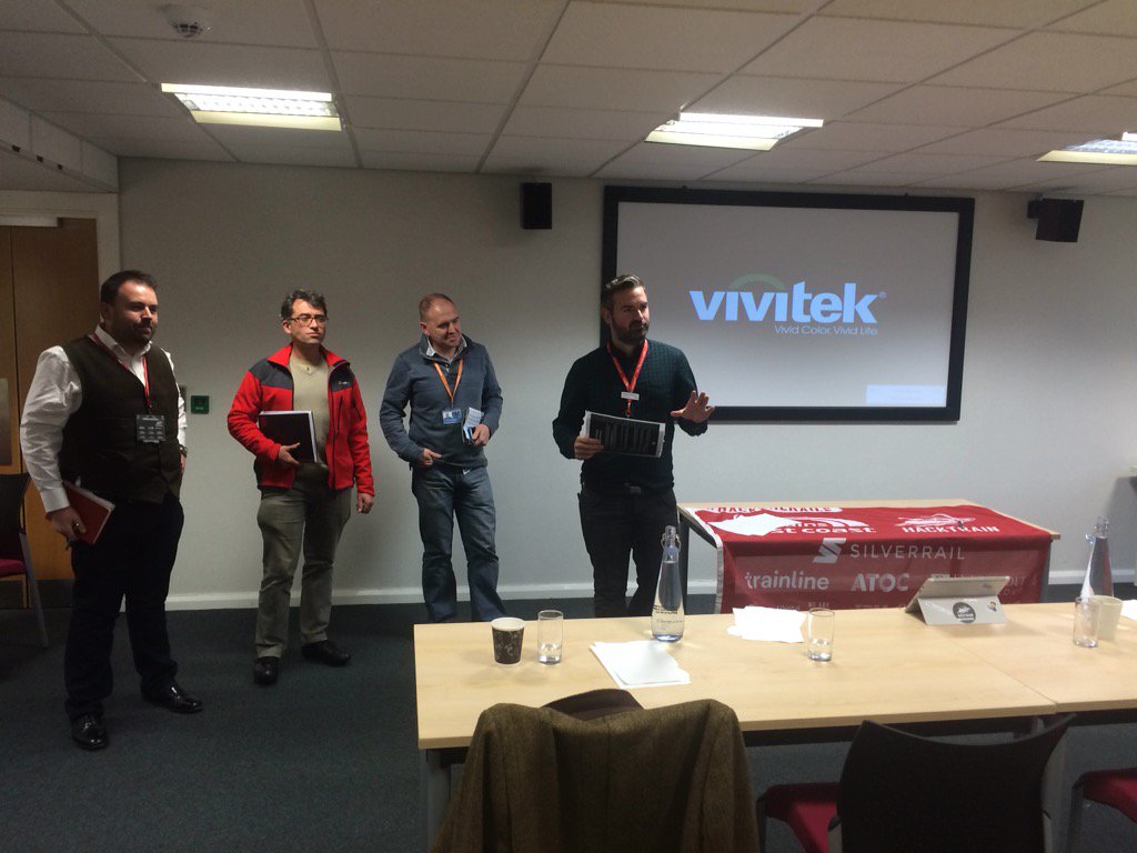 IanG_York's tweet photo. Winners of #VTECHackTrain semi are:
ChatPoint
RailAssist
Journey
#HackTheRails
@TheHackTrain
#Judgement https://t.co/YSG5QJezDK