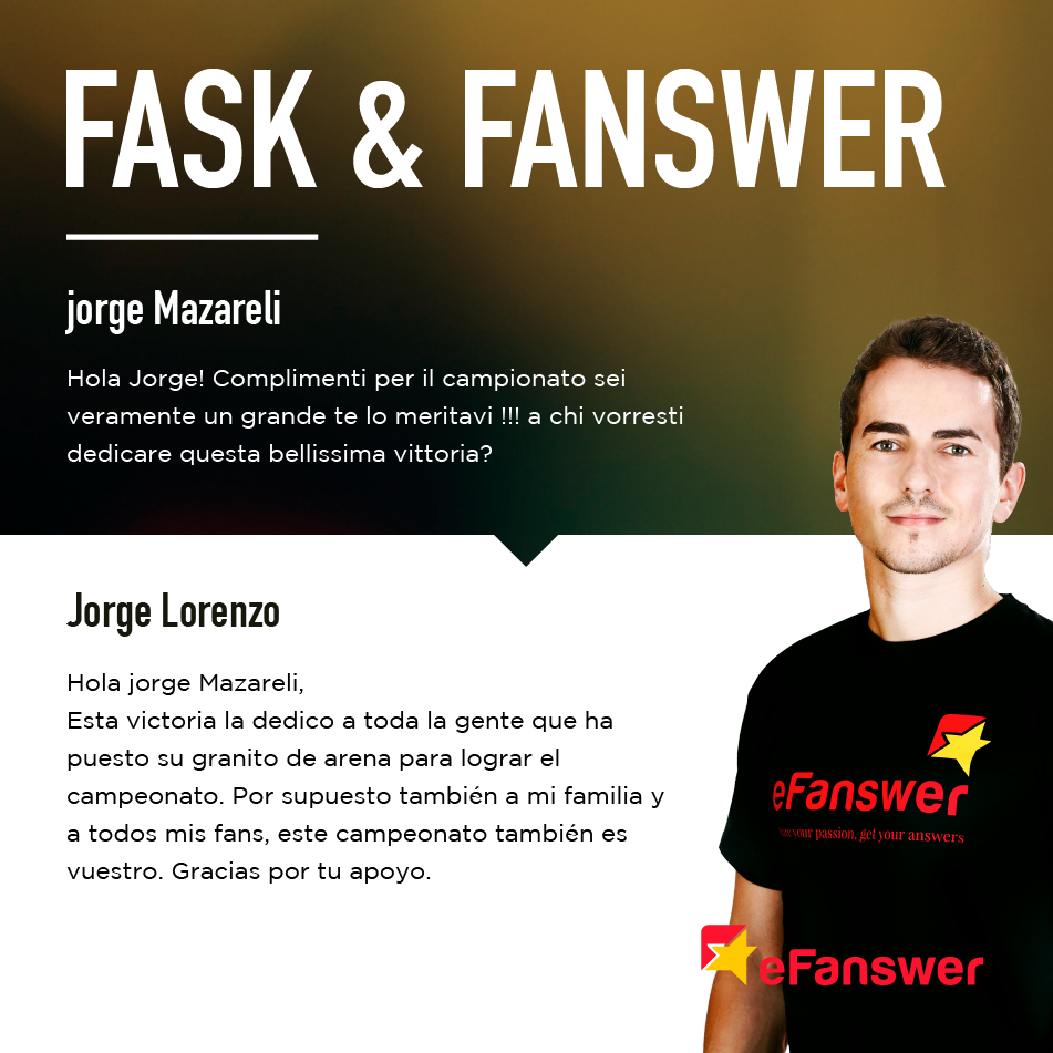 eFanswer's tweet photo. #FASKANDFANSWER You #Fask, @lorenzo99 Fanswer.
The best Fasks will be published on his #socialbiography! https://t.co/EvlxkCenms