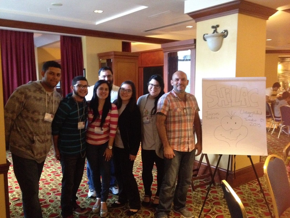 EIDA_UAGMGurabo's tweet photo. Students from #EIDATurabo &amp; @uniturabo + Prof. @cCarciani at #hackathon #Shilac2015 with @mithackmed. #MIT https://t.co/tAZGlaeFAC