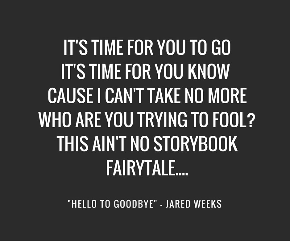 TheJaredWeeks's tweet photo. New single available on Monday!! #hellotogoodbye #newmusic https://t.co/n6aj0ySRAH