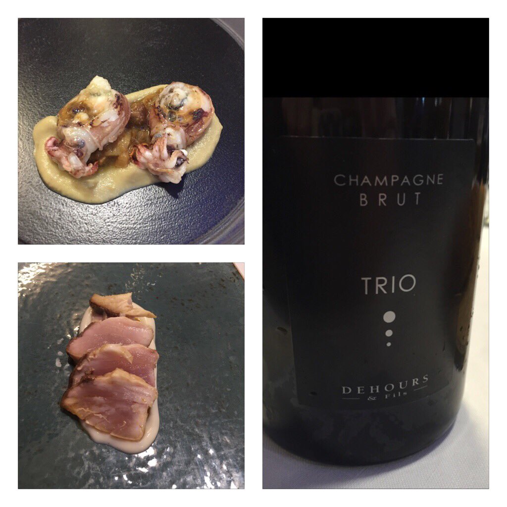 sfrances1973's tweet photo. Gran descubrimiento, este #champagne d #dehours hoy en @kaymus https://t.co/xufmGmc7eO