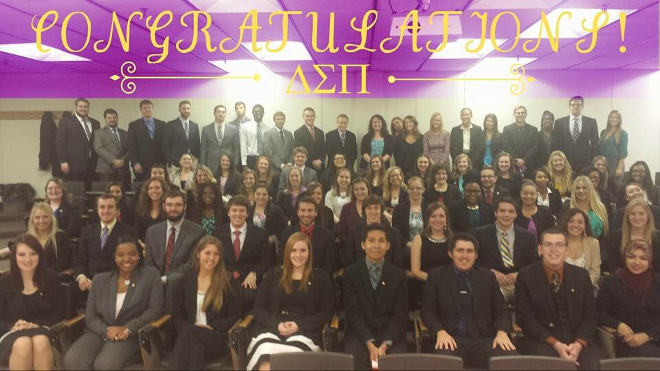 Congratulations to Epsilon Xi on their initiation yesterday!