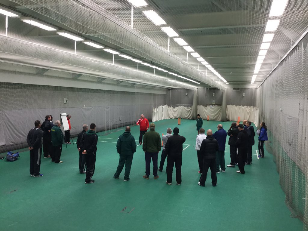 ECBCANotts's tweet photo. Andy Pick rocking the graveyard shift at the @ECBCANotts @nottscricboard coach enrichment day! https://t.co/PcAVsACfH5
