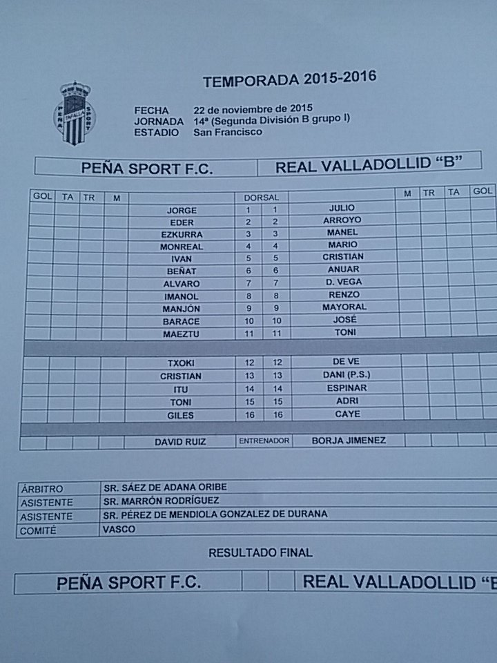 Real Valladolid B - Temporada 2015/16 - 2ª División B Grupo I - Página 16 CUbRPgiWsAAI5Fr