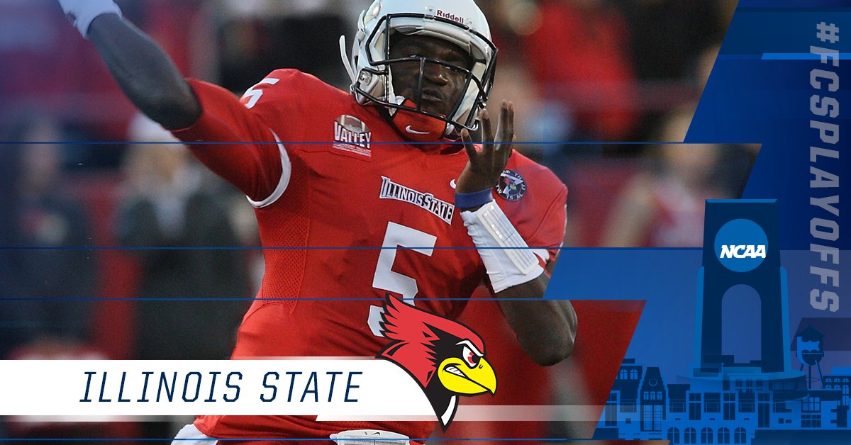 NCAA_FCS's tweet image. Congrats Illinois State!   @RedbirdsFB will be one of the top 4 seeds in the #FCSPlayoffs.