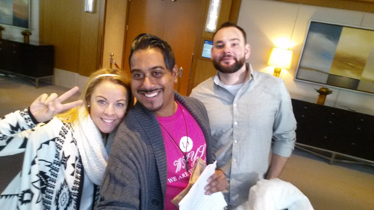 Randycity's tweet image. what an awesome community of supporters here for @WAYS101 #yogathon..woot