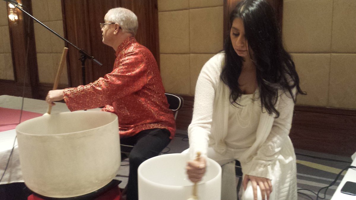 Randycity's tweet image. great seeing team @anandamyogato at @WAYS101 .what an awesome job you guys are doing ..even buddha came!