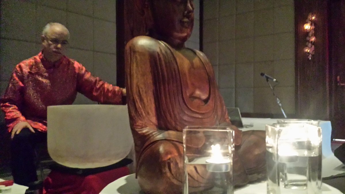 Randycity's tweet image. great seeing team @anandamyogato at @WAYS101 .what an awesome job you guys are doing ..even buddha came!