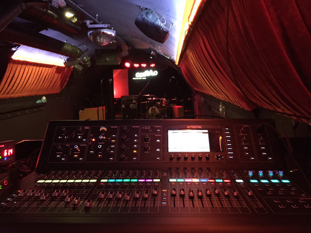 So happy with M32 <a href="/MIDASconsoles/">MIDAS Consoles</a> and <a href="/LAtheband/">L.A.</a> at <a href="/CostelloClubMad/">Costello Club Madrid</a>