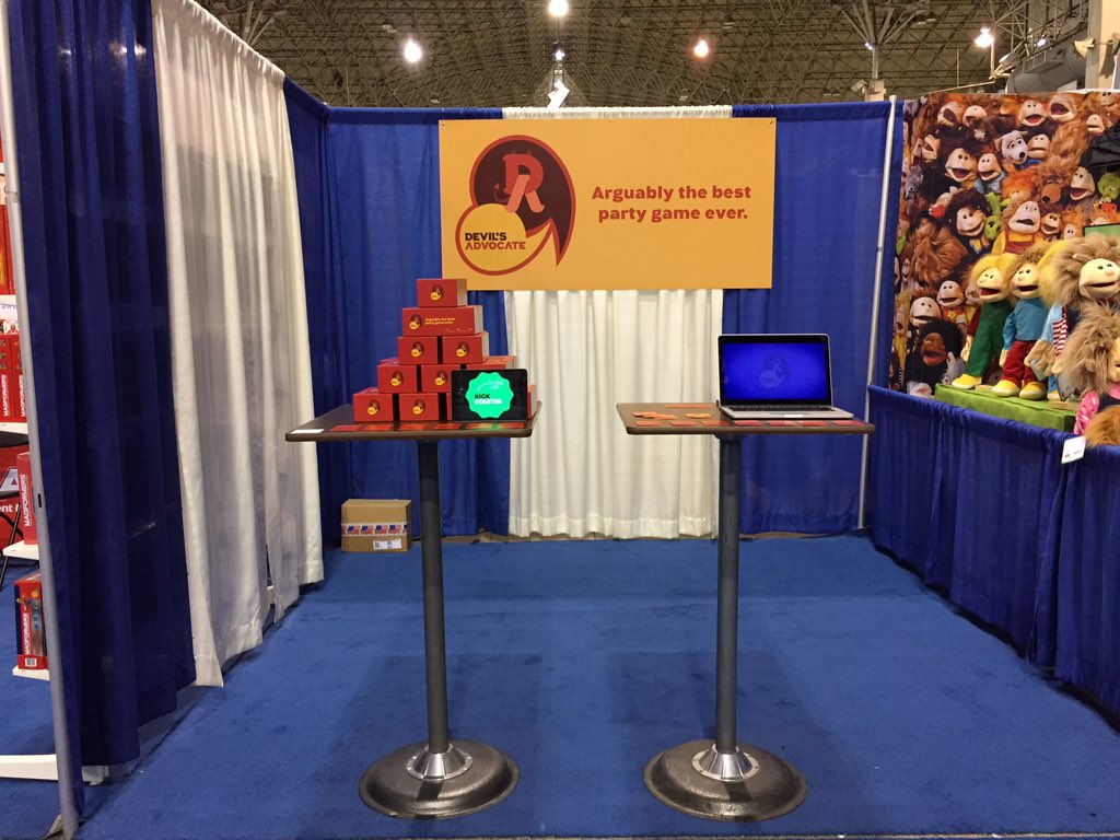 DevilsAdvoGame's tweet image. Hey #chitag2015! While your kids are looking at toys come play a few rounds of Devil&apos;s Advocate. #chitagfair #chitag