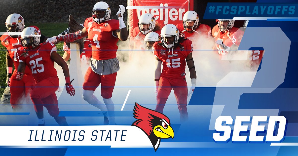 No. 2 SEED...  

ILLINOIS STATE REDBIRDS! #FCSPlayoffs