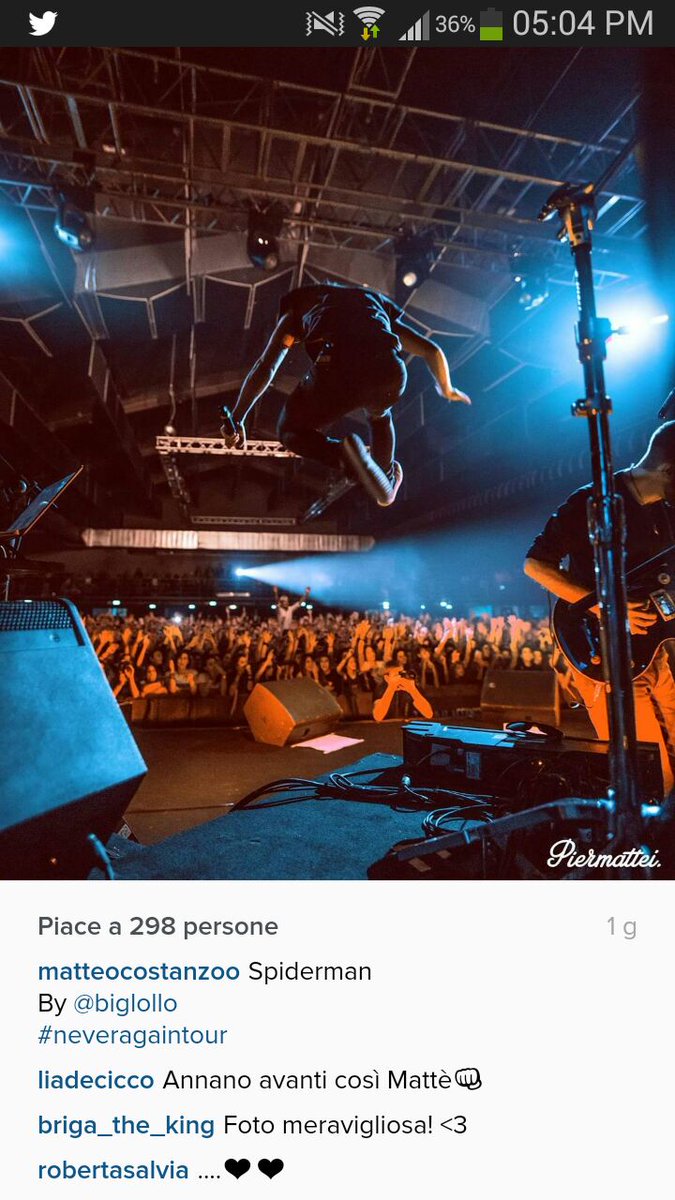 PatriziaCaronna's tweet photo. @MatteoCostanzo6 by #BigLollo #NeverAgainLiveTour BRIGA https://t.co/YLmbP0OmL5