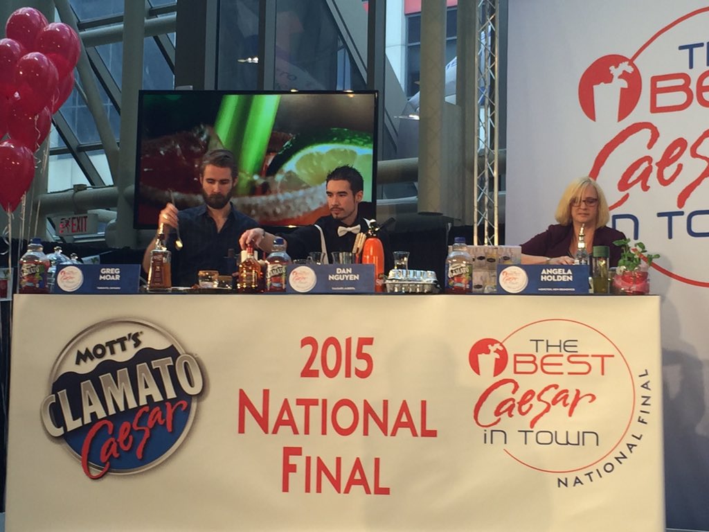 GTONGE1's tweet photo. Here comes the next 3 contestants. Pumped to say the least. #BestCaesar @CanadasCocktail https://t.co/4KYOtTCGlV