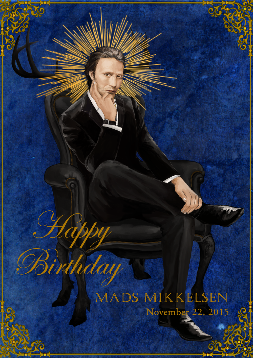 Happy 50th Birthday to Mads Mikkelsen! we love you! 