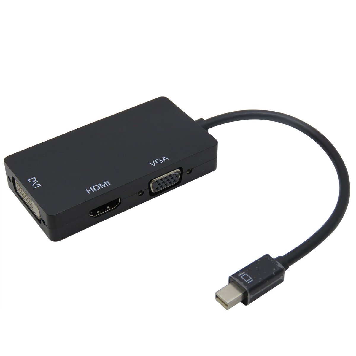 FuxLink's tweet photo. Mini DisplayPort (Thunderbolt Port Compatible) to HDMI/DVI/VGA Male to Female 3 in 1 Adapter in Black/White https://t.co/xHe1DOQvKI