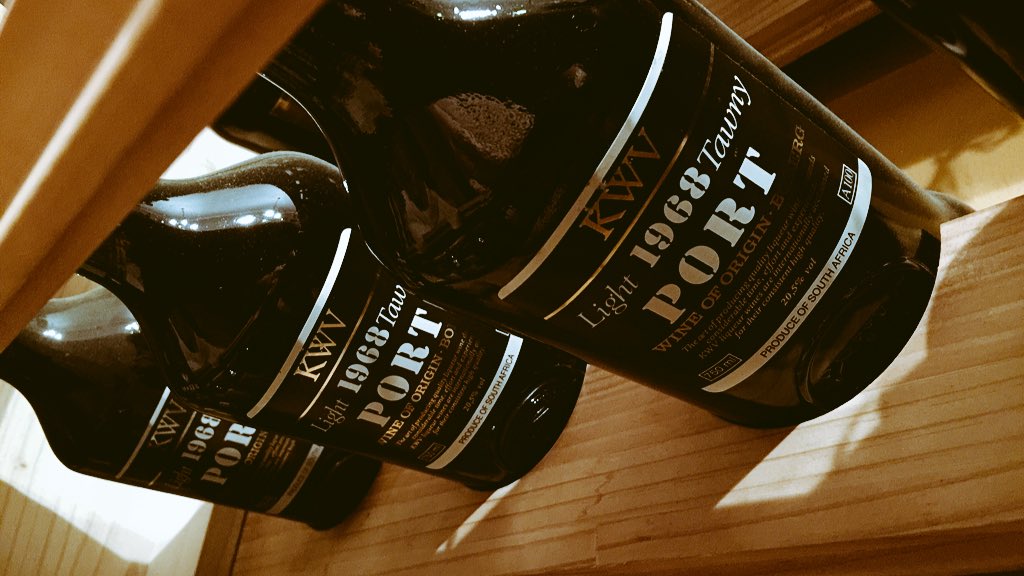 Sharing a birth year with these 1968 <a href="/KWVwines/">KWV Classic Collection</a> babies. Safely tucked away in the cellar, waiting for the birthdays.