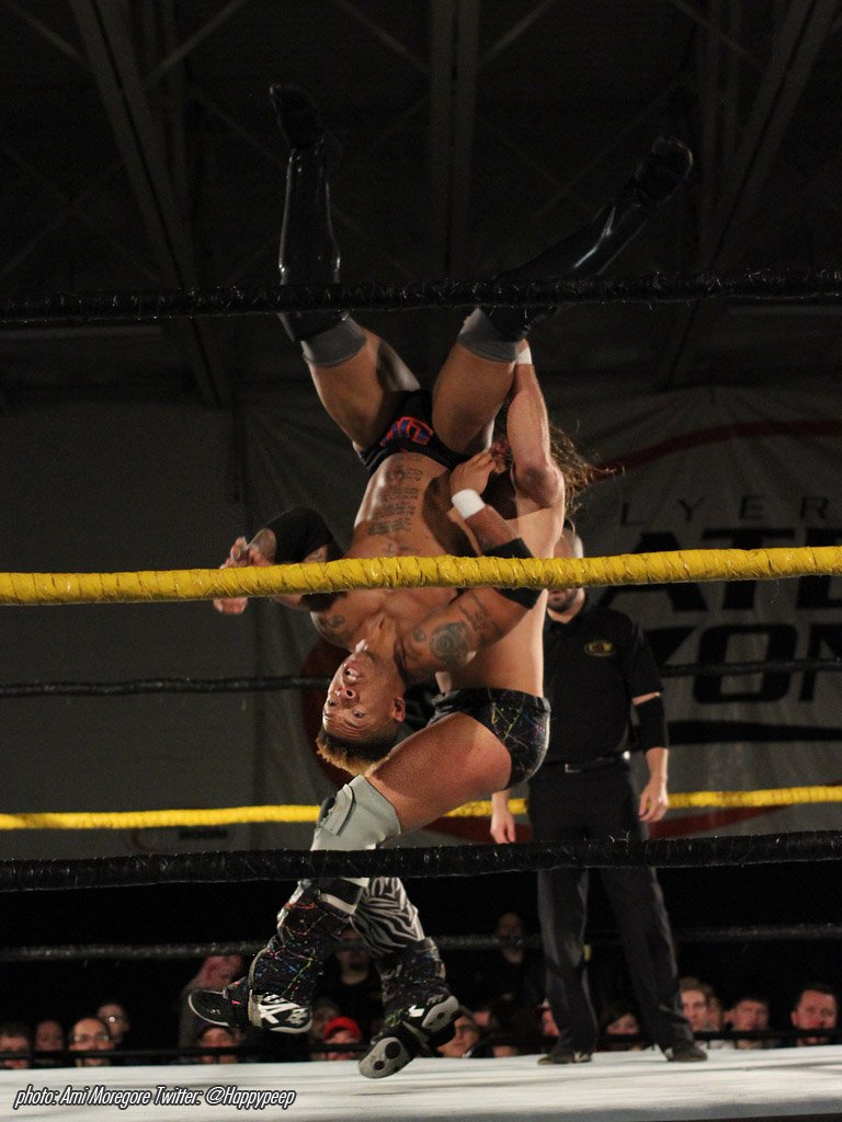 happypeep's tweet photo. And a few brief highlights from @combatzone's Night of Infamy last night. #3wordsummary CRAZY SHIT HAPPENED! #NoI https://t.co/aFzzD4oEJP