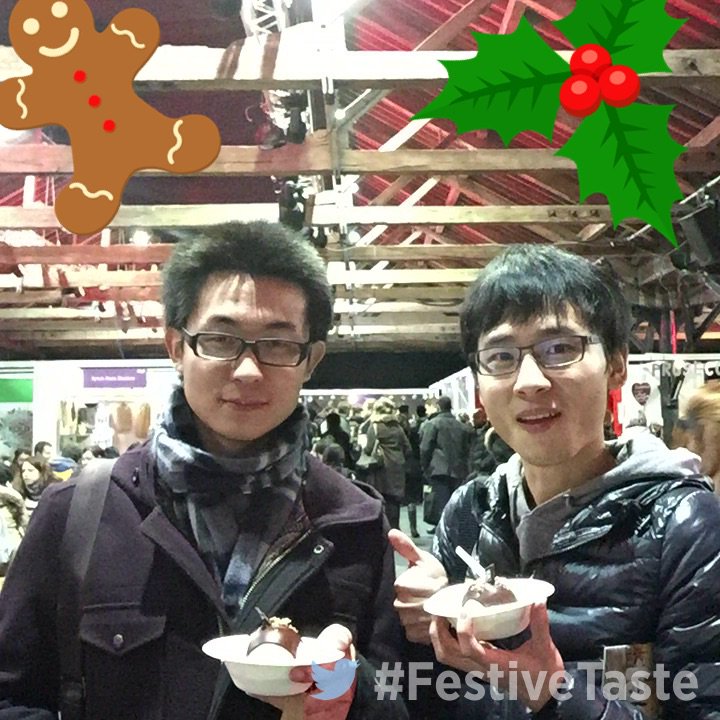 TasteTweets's tweet photo. Sharing a Tasty moment @tasteoflondon #FestiveTaste @ChinChinLabs https://t.co/cTVhXUJCpL