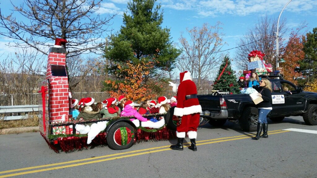 olfpridesquad's tweet photo. The Pride Squad had a blast at the Santa Parade! https://t.co/X0q4FpyRUR