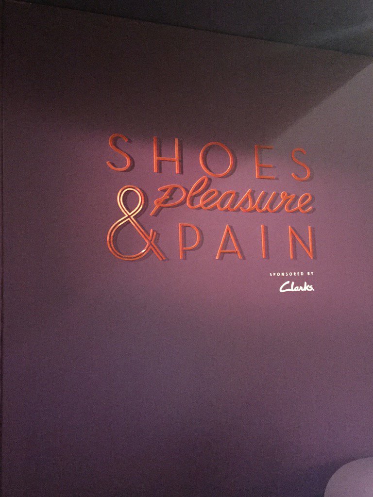 TreacleTory's tweet photo. Great day in London with my girls #V&amp;A #Shoes #Pleasure&amp;Pain #I❤️Shoes #FriendsForLife xxx https://t.co/tYVnEgNT9z