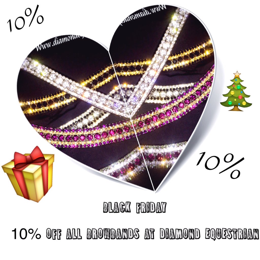 Equiware's tweet image. BLACK FRIDAY 10% DISCOUNT OFF ALL BROWBANDS!! Don't miss out! 

#teamdiamond #megabling