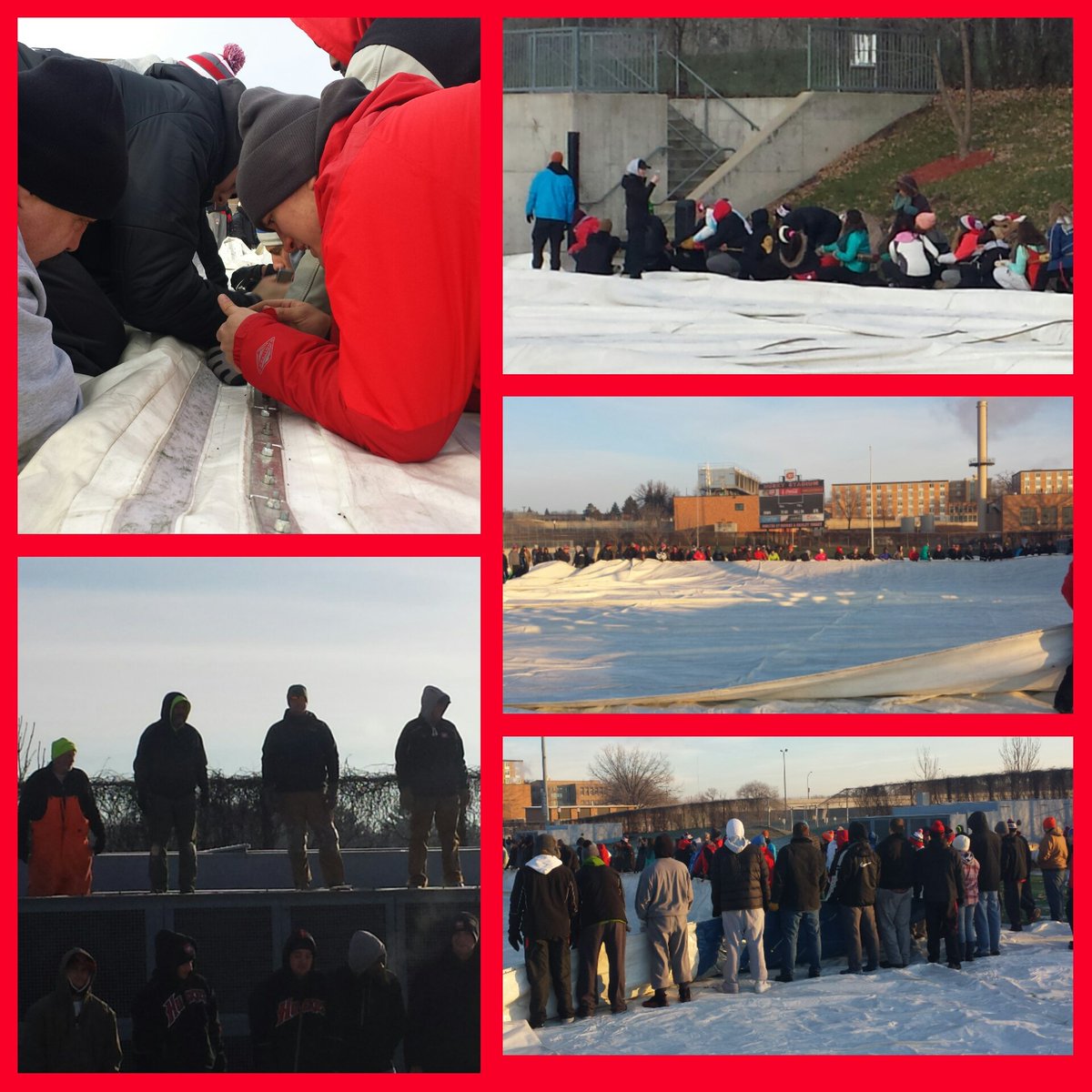 Commish_Weems's tweet photo. An annual tradition at @stcloudstate. I am sure our alumni have fond memories. #teamwork #grimit #worthitinjanuary https://t.co/jLZCSX7Sxm