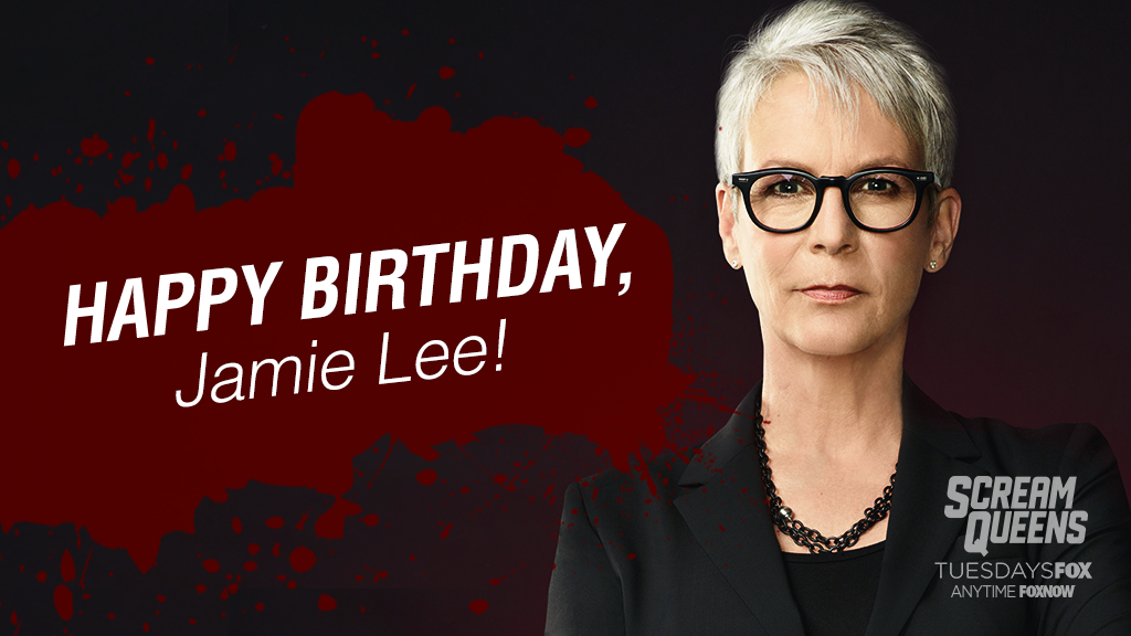 Happy Birthday Jamie Lee Curtis!!!!
