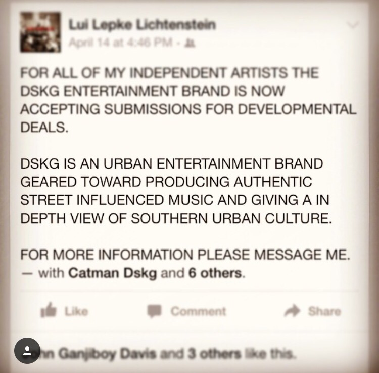 LRKGOD_LUI's tweet photo. S/O TO @CATMANDSKG AND @PARKWAYMARC FOR PUTTING ON FOR BLOCK BRED STREET FED ENTERTAINERS… https://t.co/I0jtmuxCL2