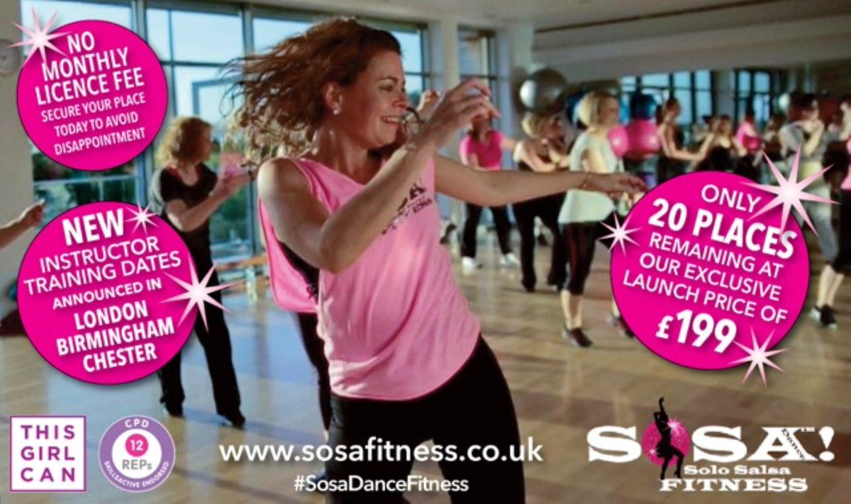New <a href="/SOSAFit/">SOSA Dance</a> #instructor #training #courses in #London #Chester #Birmingham @EMDAcademy <a href="/EMDForLife/">EMD UK</a> <a href="/EMDinLondon/">EMD in London</a>