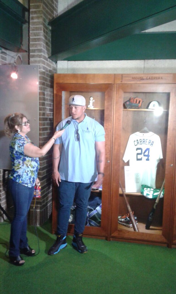 MecheCelta's tweet photo. Más de Miguel Cabrera en el Museo del Béisbol en Valencia #ATodaMecha https://t.co/G1U93dmpYL