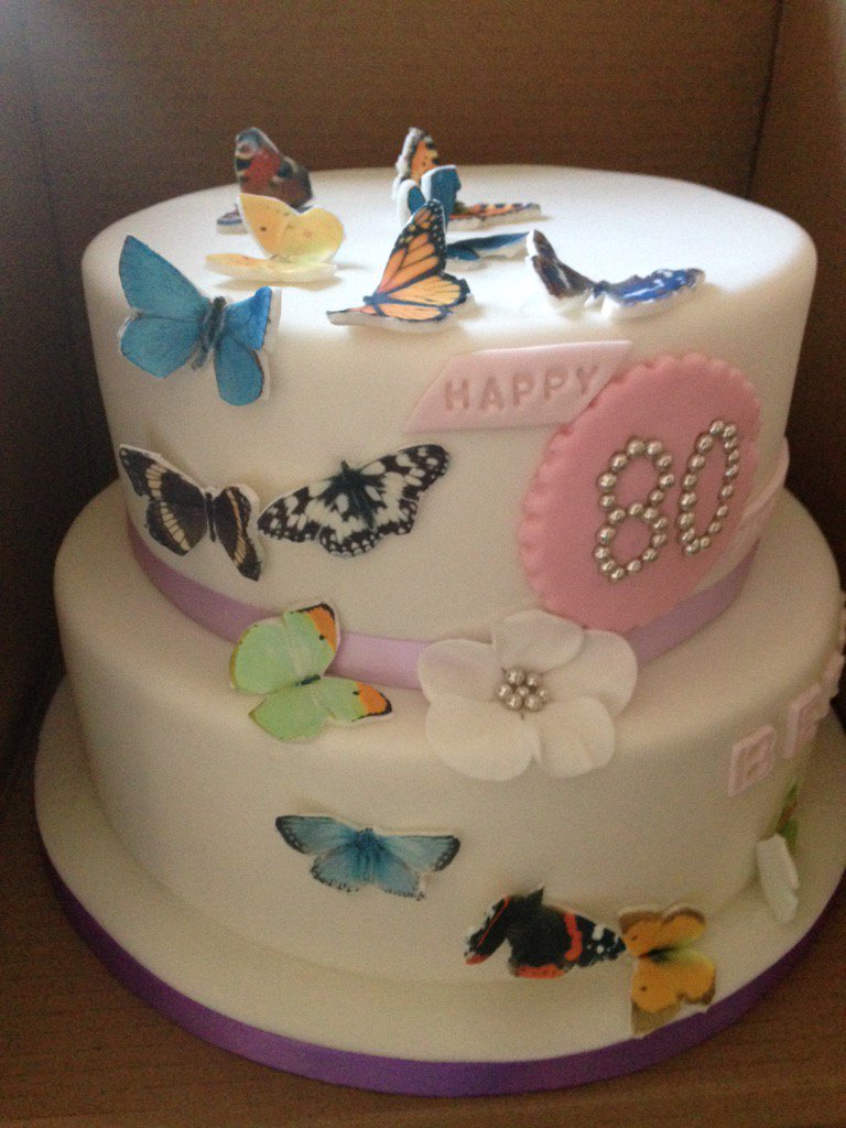 PoppyLoveBakery's tweet photo. #butterfly #cake specially designed for a member of the butterfly conservation #british https://t.co/5QabCACuqt