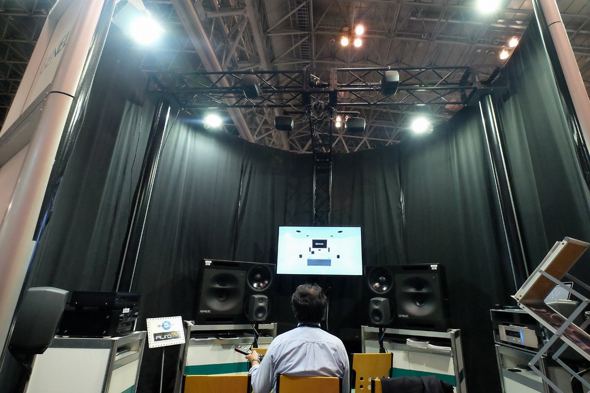 Genelec's tweet photo. #InterBEE2015 made a good place for a Japanese launch of our new main monitor, the 1234 https://t.co/6CN80ihHxl https://t.co/jwKR6eSt4y
