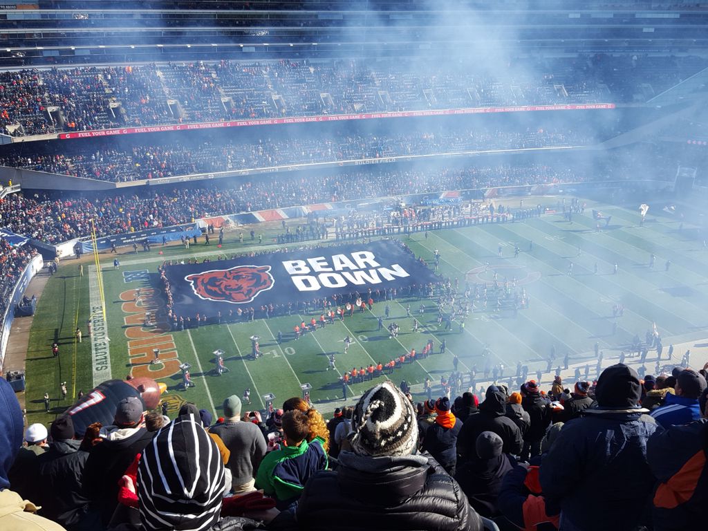 CarverTerpstra's tweet photo. At Soldier field about to witness the start of the Osweiler era #BroncosvsBears #BrockOsweiler#GoBroncos https://t.co/2VEjpU5dxI