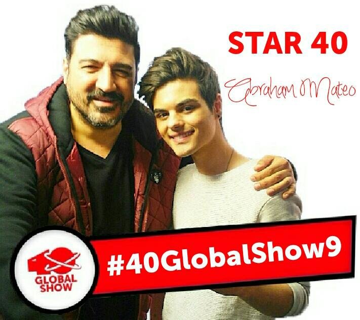 40GlobalShow's tweet photo. Hoy @AbrahamMateoMus es nuestro invitado STAR40 para 11 países!!! #40GlobalShow9 https://t.co/dsMnwqtUz0