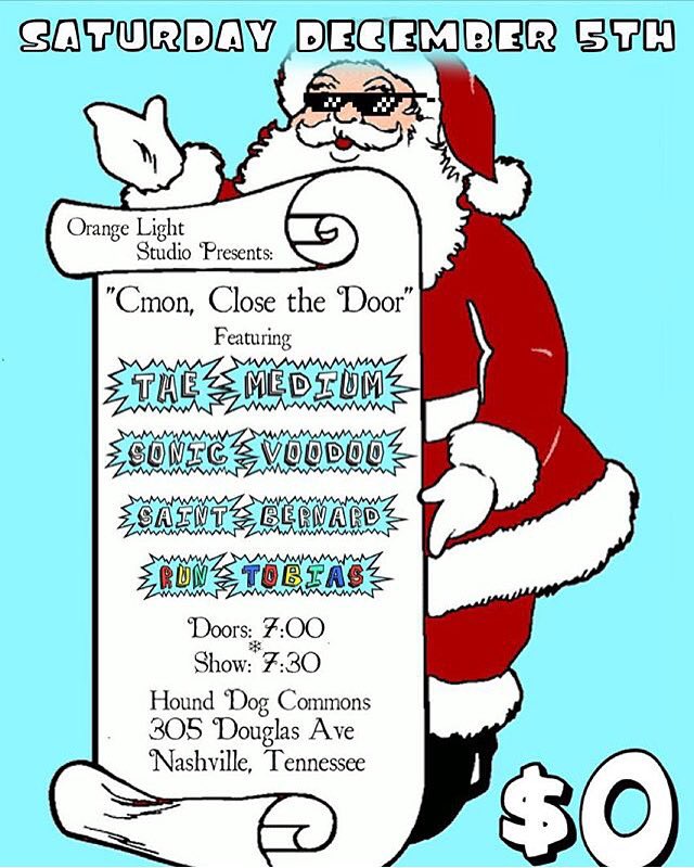 StBernardMusic's tweet photo. Come see Saint Bernard at the Hound Dog Commons on December 5th. Doors open at 7 and did we mention it's FREE?! https://t.co/sH6j1TAlIS