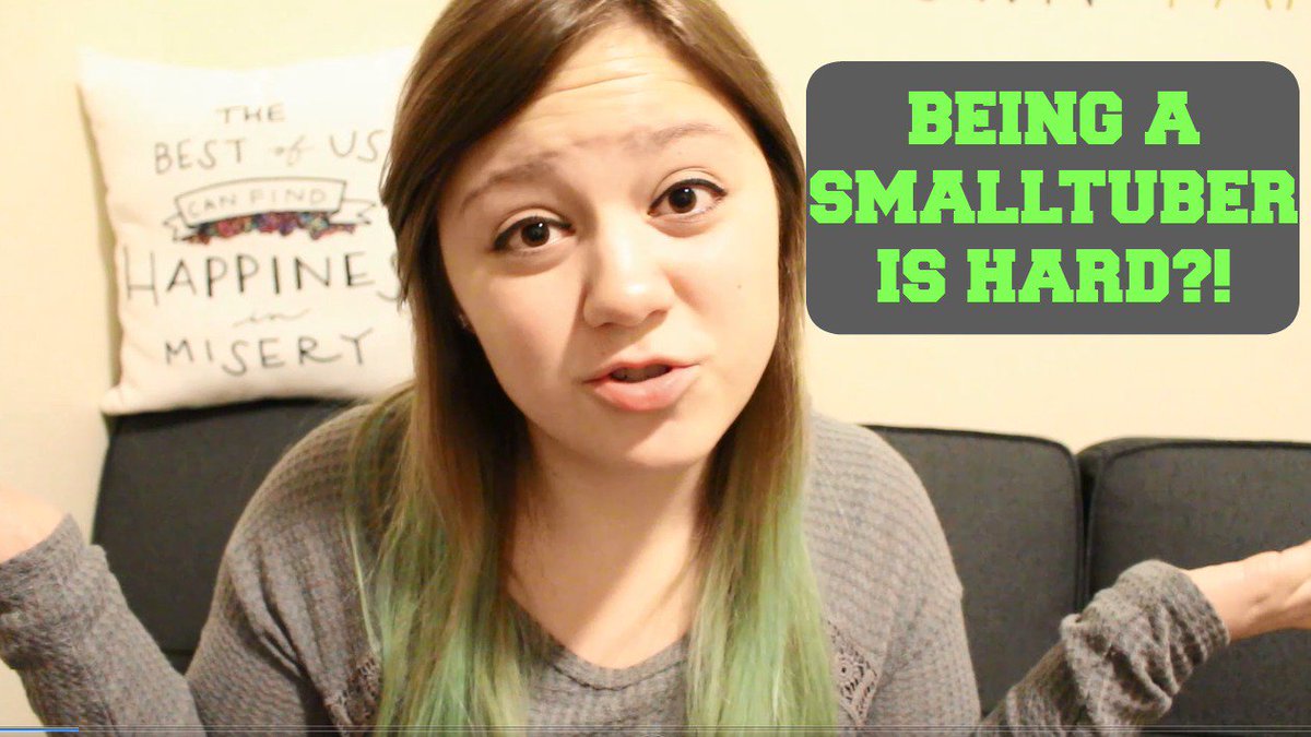 NEW VIDEO: BEING A SMALLTUBER IS HARD?! youtube.com/watch?v=9uSKiY… Help me share this one fellow smalltubers! <3