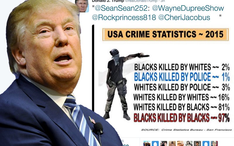 Donald Trump Is Using False Statistics to Make A Racist Point: thebea.st/1MwqIZ7