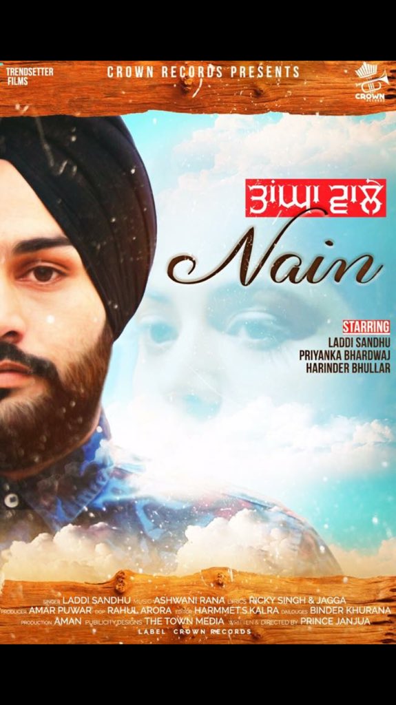 CrownMediaweb's tweet photo. Crown records proudly presents. #nain #laddisandhu #priyankabhardwaj #harinderbhuller #crownrecords https://t.co/J8fZIzIfLc
