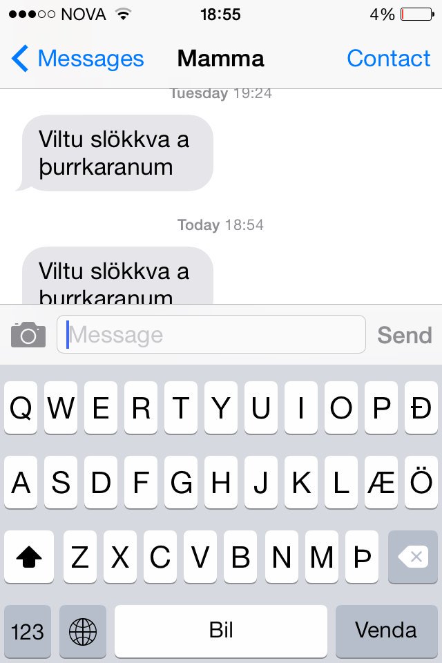SoleyWilliams's tweet photo. Þetta eru einu skilaboðin sem eg fæ fra mömmu https://t.co/eKGYda87Q1