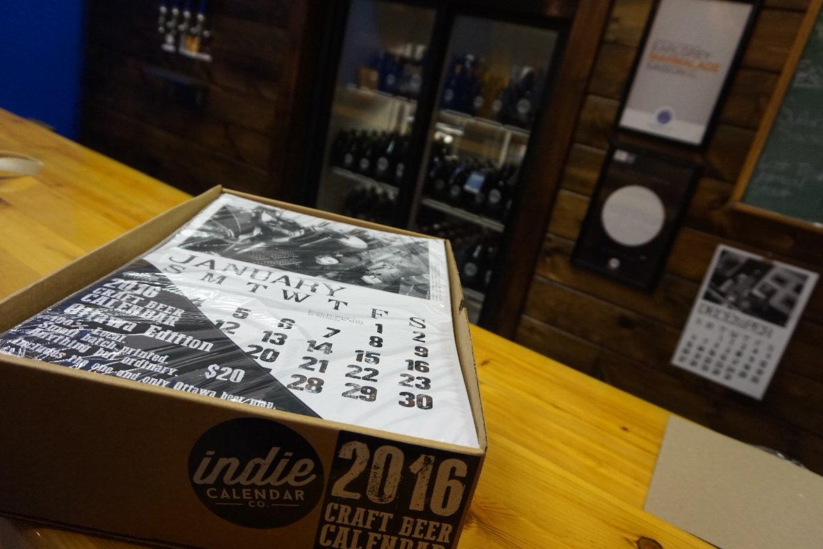 ottbeercalendar's tweet photo. Our 2016 calendars are now stocked at @dominioncitybc in Gloucester + @toothnailbeer &amp; @makerhouseco in #Westboro! https://t.co/hntkwIMbXM