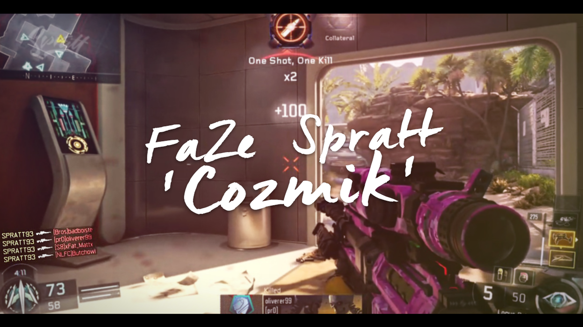 Spratt's tweet photo. 1 week later I decided to drop another BO3 montage. Hope you enjoy this one just as much! https://t.co/Epiqqrffsn https://t.co/cMFAK0L1EB