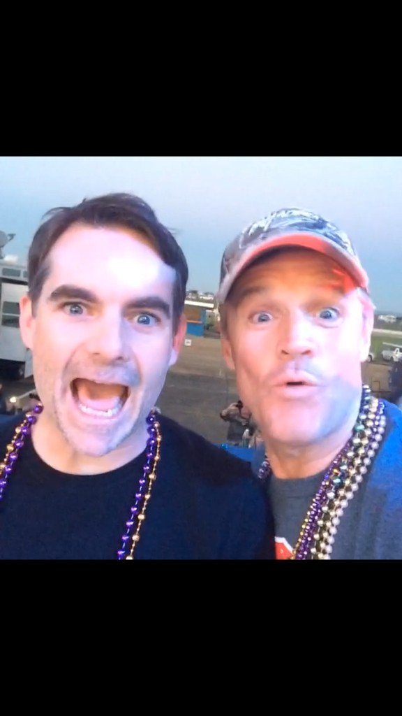 The 4th <a href="/JeffGordonWeb/">Jeff Gordon</a> tribute picture is Jeff and I on the Talledega Boulevard.
