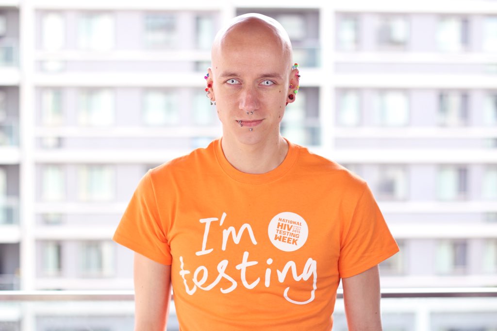 RolyWestYT's tweet image. So excited to be taking part in the @startswith_me campaign for #HIVTestWeek this week! #ImTesting