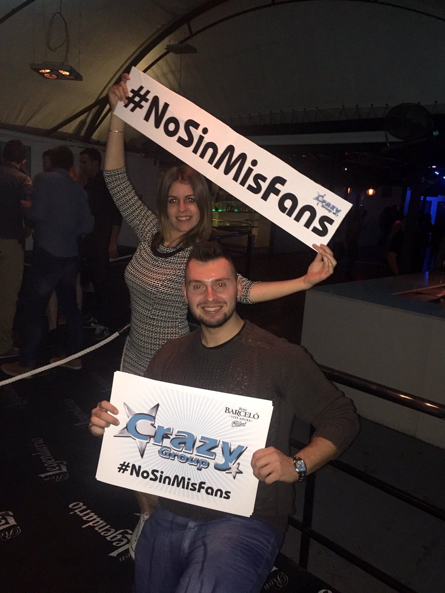 fanii_san's tweet photo. Sabado noche en @sevenxativa!!
#NoSinMisFans #soycrazy @CrazyG_RB https://t.co/75ZNbylRH1