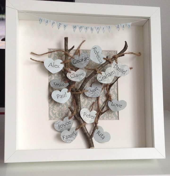 Yellowblockroad's tweet photo. Hi #CraftHour only 2 weeks left to order one of our #family trees. Makes a great gift for #Christmas https://t.co/IaLGyLYNwZ