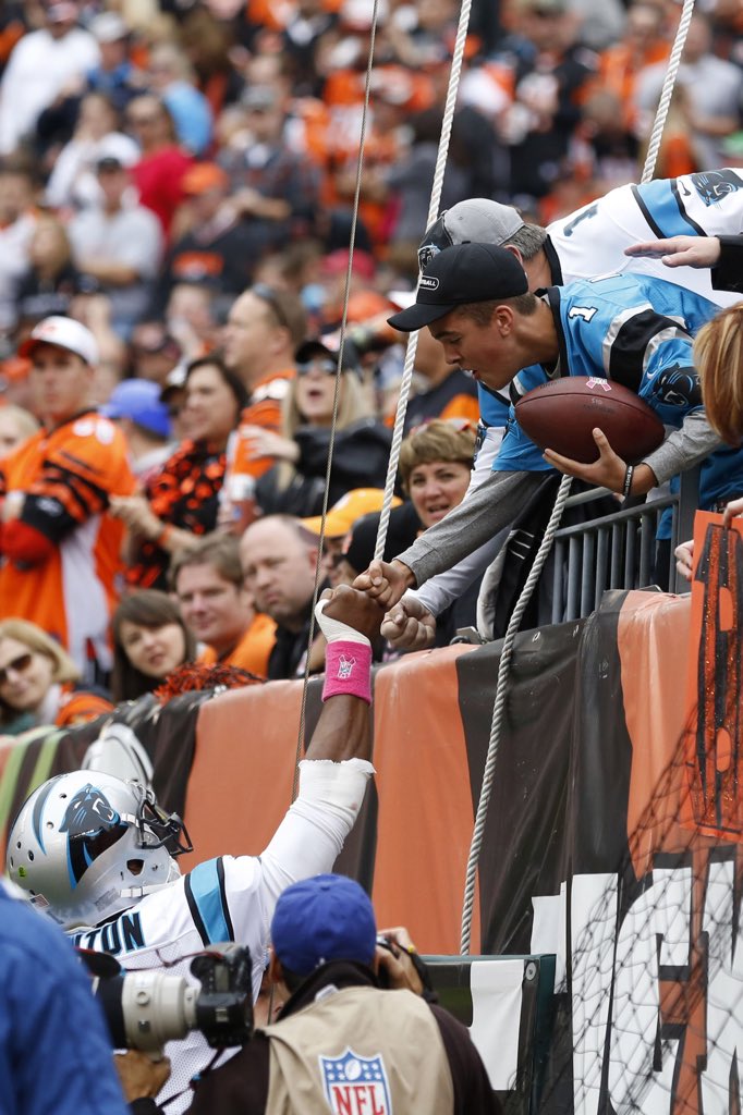 RealKentMurphy's tweet photo. How can you not like Cam Newton? https://t.co/dJHXDWgsG6